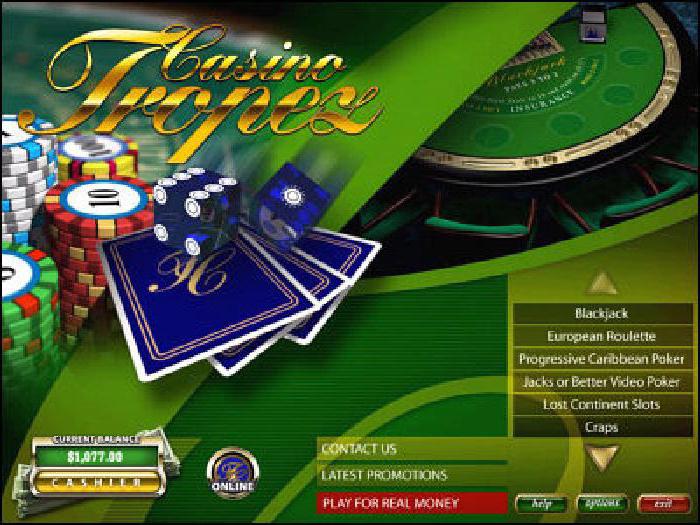 recommendations to players reviews casino Tropez
