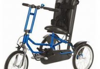 Bicicleta para niños con parálisis cerebral: características, tipos, características