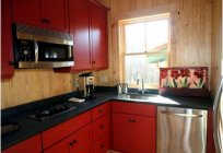 Design Küche von 8,8 Quadratmetern. m mit Ihren Händen, Foto