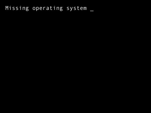 missing operating system windows 7 ne yapmalıyım