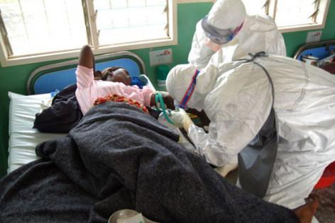 a propagação do vírus ebola