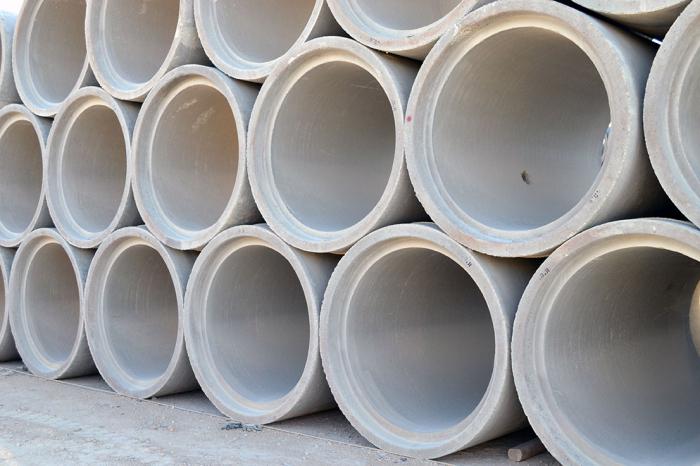 diameters of concrete pipes