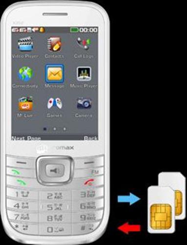 Mobile phone Micromax X352