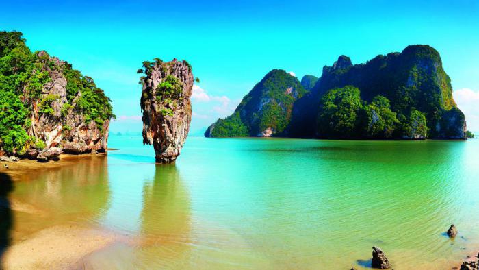 James bond island in Thailand
