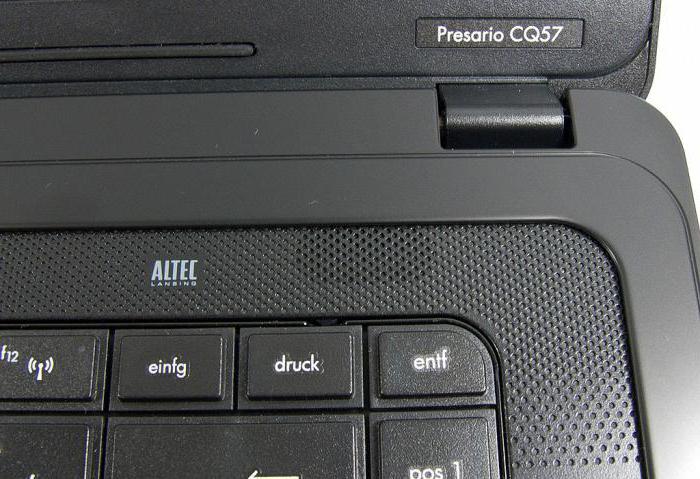 كمبيوتر محمول presario cq57 الصورة