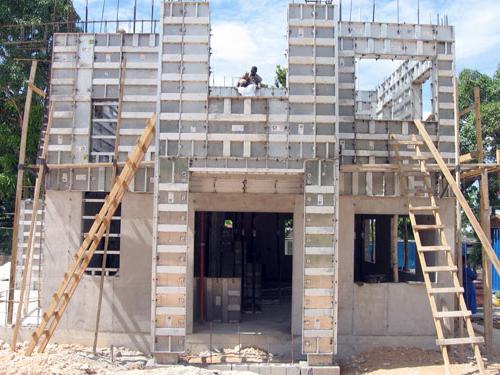 the monolithic construction of multi-storey buildings