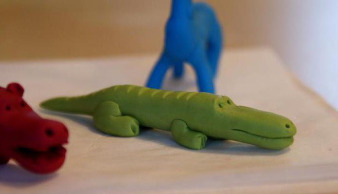 how to make a crocodile of clay