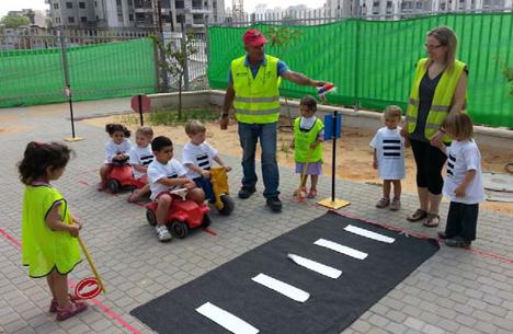 Road Sicherheit im Kindergarten