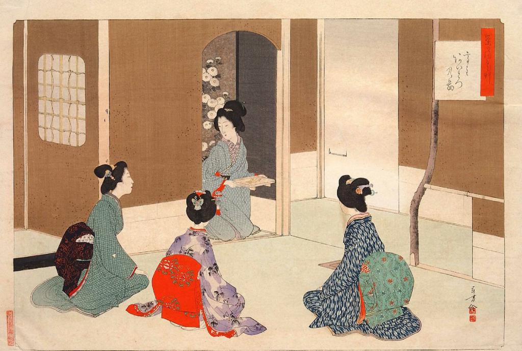 la ceremonia del té japonesa el nombre