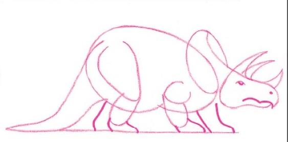Como desenhar dinossauros lápis