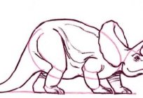 Cómo dibujar un dinosaurio. Hermoso y aterrador