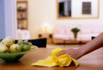 The types of cleaning areas