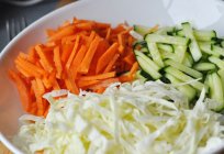 Salat aus frischem Kohl und Karotten: Rezepte mit Foto