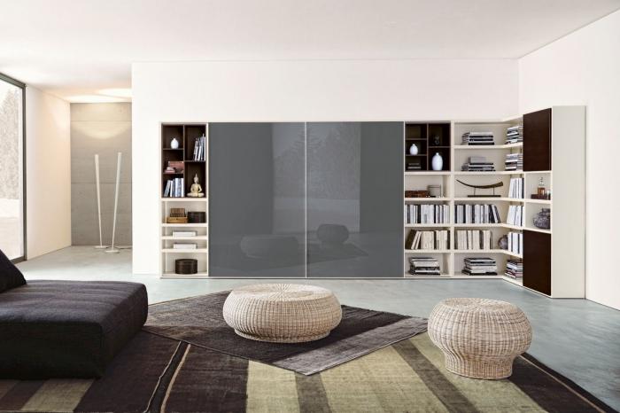 modular wall units for living room corner
