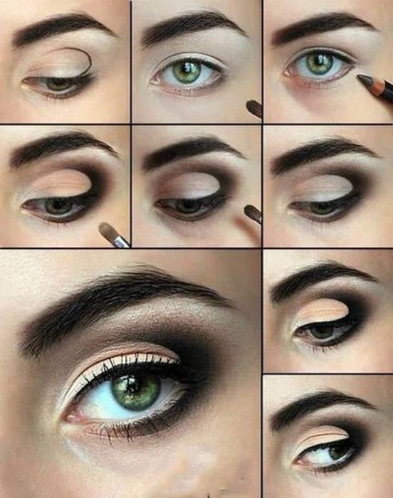 how to paint eyes photo