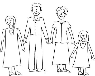 jak narysować rodzinę