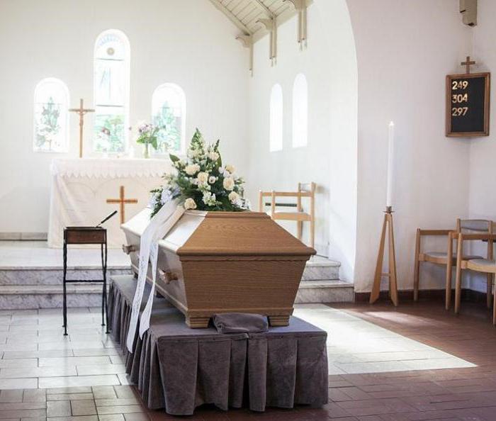 die Regeln der Beerdigung