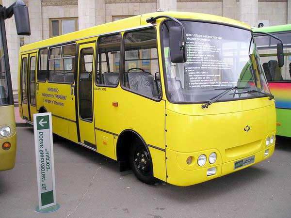 bus Bogdan technical specifications fuel consumption