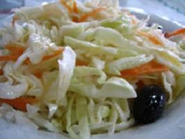 Kohl Salat Karotten Essig