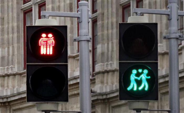 el semáforo de peatones