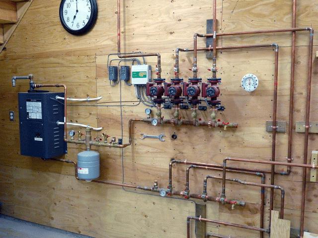 gas boiler wall-mounted single-loop