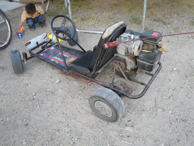 how to build a go kart with his own hands