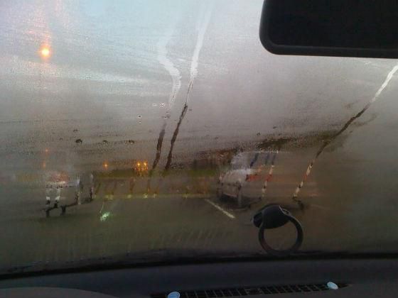steamed up the Windows in the car what to do