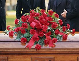 what color flowers for a funeral