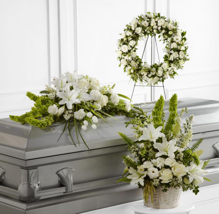 what flowers for a funeral the man