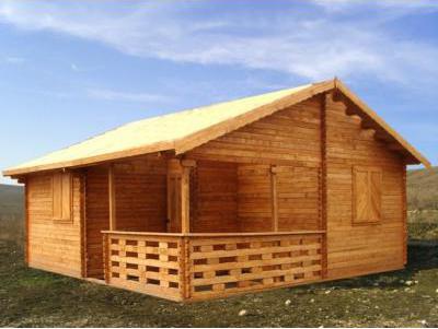 construir una casa de madera de chapa laminada