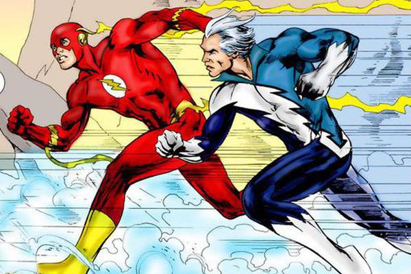  the flash and Quicksilver from x-men