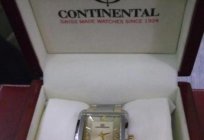 Reloj Continental: la gama de modelos y los clientes