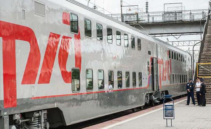 double-Decker trains in Russia routes