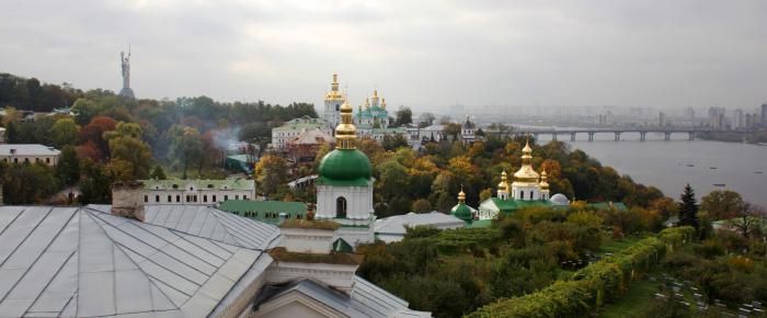 der Abstand zwischen Moskau und Kiew