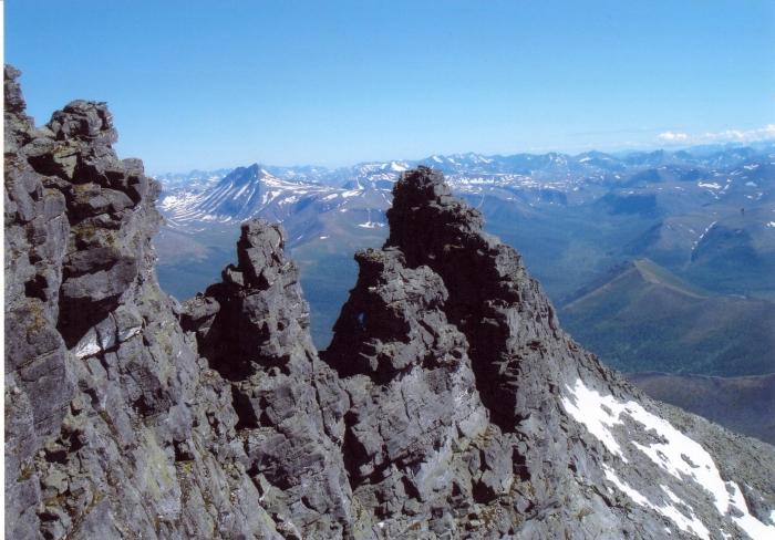 Senderismo en las montañas