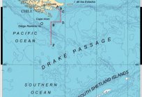 The Drake passage: the description, photo