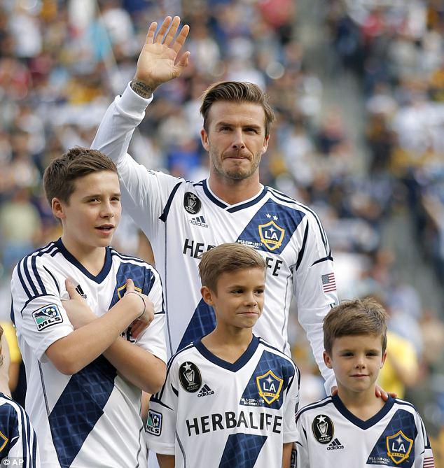 what are the names of the children of Beckham