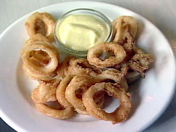 Squid with mayonnaise