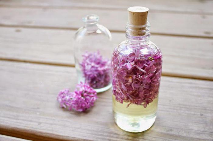 el aceite esencial de las lilas