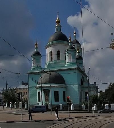 der Tempel Sergija Radoneschski auf рязанке Foto
