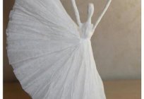 芭蕾舞演员出的一张餐巾纸：优雅的装饰，和原来的礼物