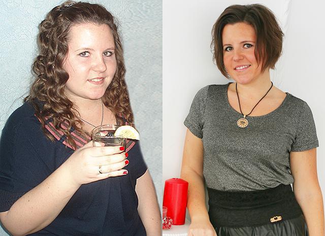 Схудлі люди, до і після