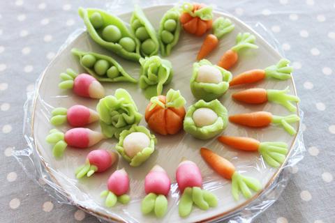 modelowanie warzyw i owoców z gliny