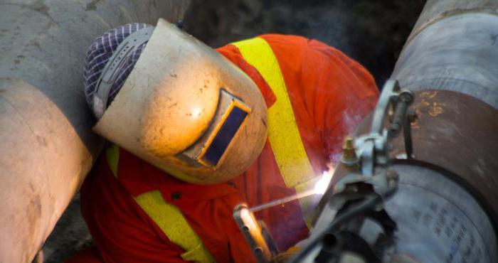 welding of industrial pipelines