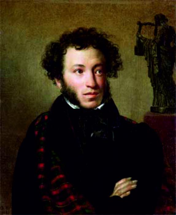 Kiprensky, portrait of Pushkin