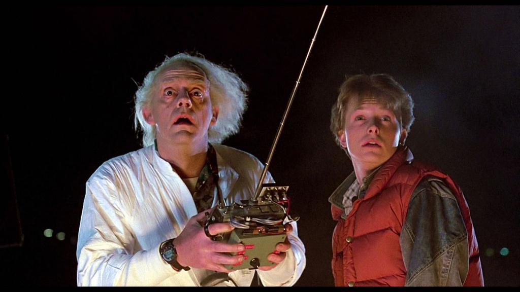 scene from the movie "Back to the future"
