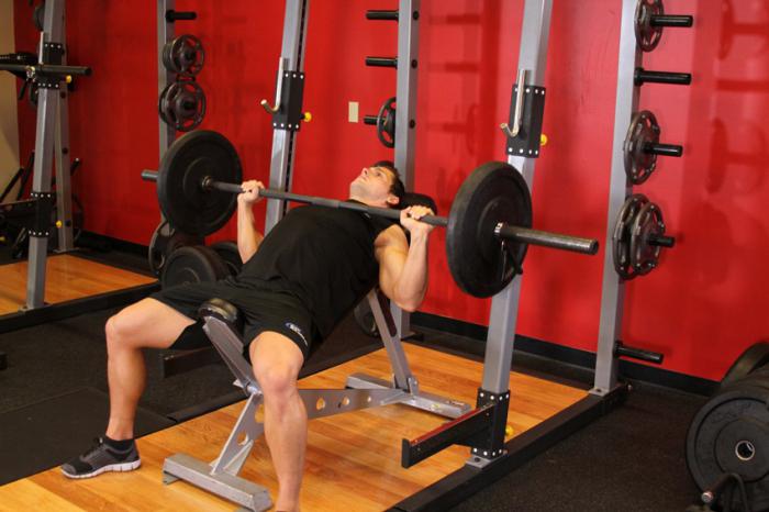 the program of the bench press to ground