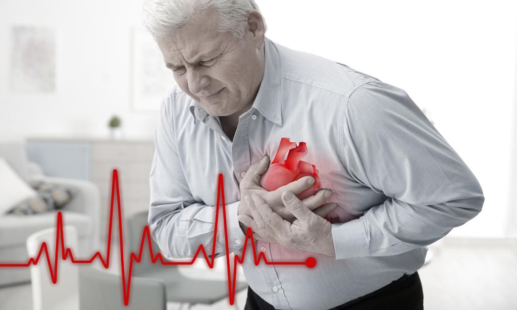 Schmerzen in der Brust beim Herz Lungenerkrankung