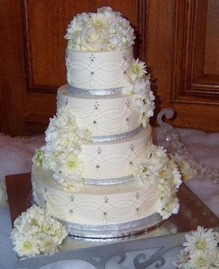 婚礼蛋糕的装饰用的蛋糕
