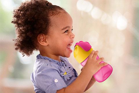 how to teach baby to drink from a straw in a year